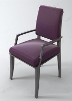 Modle de chaise de canap violet commune