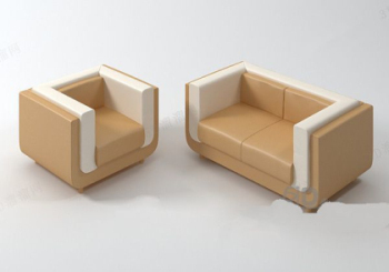 Fashion modle orange et blanc canap