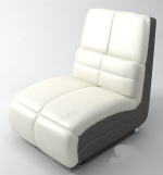 Moderne modle de chaise canap blanc
