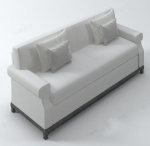 Sofa blanc mode modle people
