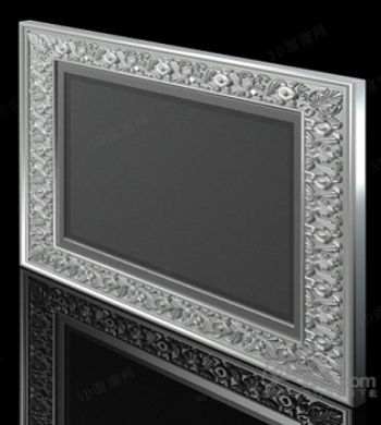 Blanc modle de tlvision des glyphes