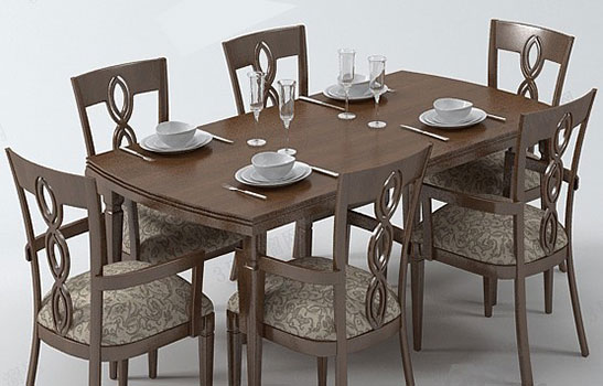 3d modle combin dinette