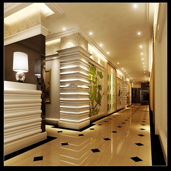 Modle moderne hall d'hôtel