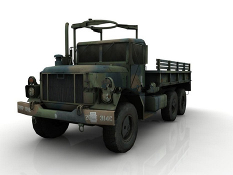 Modle 3d de camions militaires
