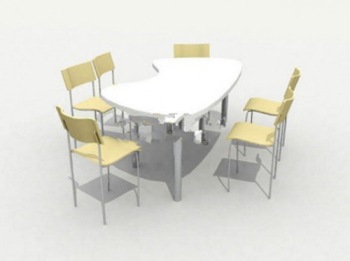 Modle de dinette lumire moderne