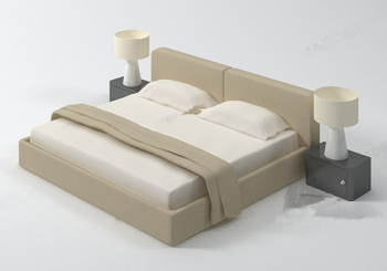 Simple modle 3d de lit