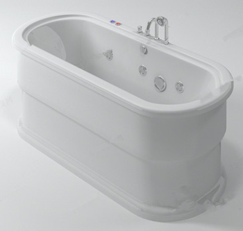 Blanc Baignoire Modle Simple