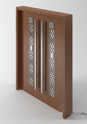 De grandes portes doubles Modles 3D