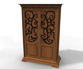 Antique modle 3d de garde-robe