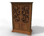 Antique modle 3d de garde-robe