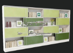 Rafraîchissant modle 3d de bibliothque