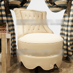 Confortable modle rond 3d canap