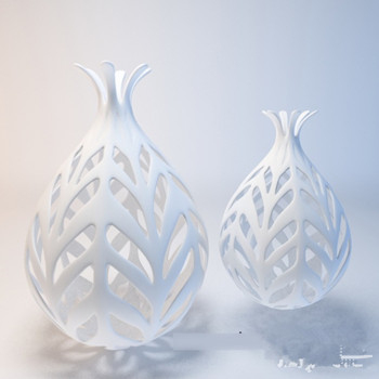 Bouteille blanche modle de bijoux  domicile