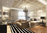 Le modle 3D de chambre spacieuse