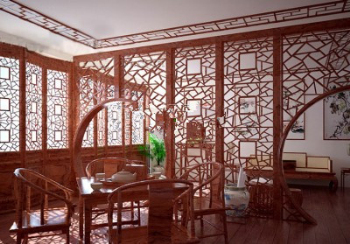 Restaurant modle 3D de style rtro