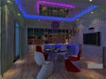 Exotique modle 3d de restaurant