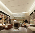 Magasin de commerce modle 3d