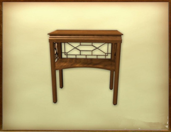 Rtro modle en bois table de 3d