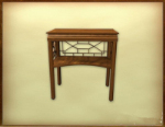 Rtro modle en bois table de 3d