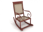 Rocking modle 3d de la chaise