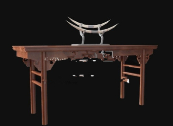 Tableau chinois modle 3d