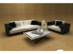 Modle noir et blanc 3d canap