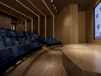 Modle 3D d'un grand bureau de la confrence