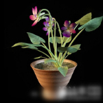 Intrieur modle 3d de bonsaïs