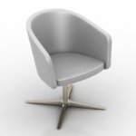 Argent canap modle en forme de coupe