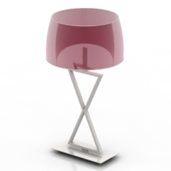 modle violet de la lampe de table exquise