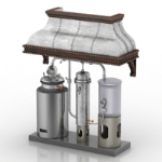Chauffe-eau combin de modles 3D