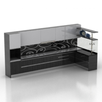 frais cabinet noir modle 3D
