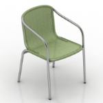 modles chaise 3D verts