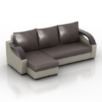 modle canap multijoueur en cuir de la mode