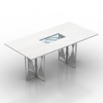 modle de table blanc
