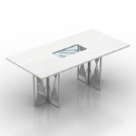 modle de table blanc