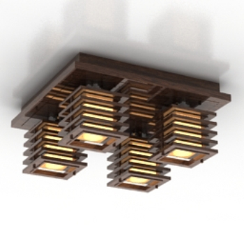 modles de lustre en bois