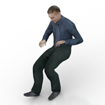 Modle de personnel masculin d'entreprise