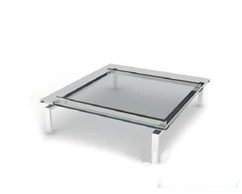 Verre transparent table basse modle 3d