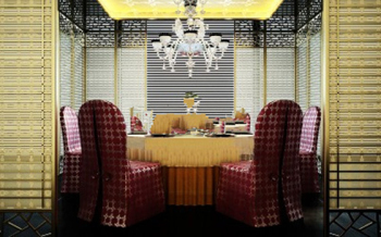 Modle 3d de restaurant au charme rtro