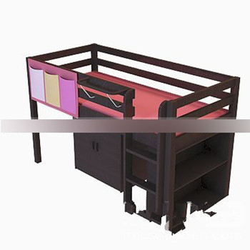Bunk modle lit 3d