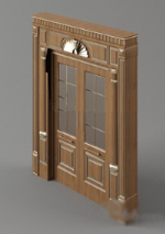 Modle 3d de portes de style europen