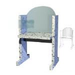 Table modle 3d des enfants mignons