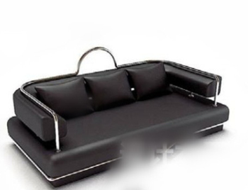 Modle 3d canap noir