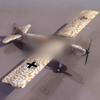 Modle 3d champ d'avion