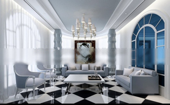 Modle salon de style mditerranen