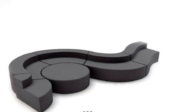 Meilleur canap modle 3d en forme de vague de 2014