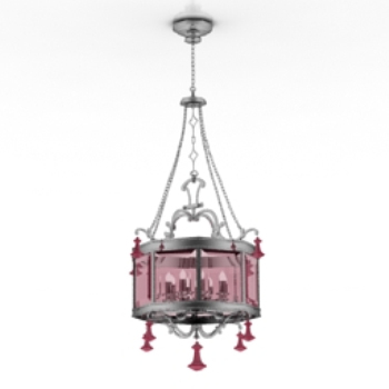 Modle de lustre rouge