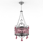Modle de lustre rouge