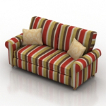 Modle 3d canap color